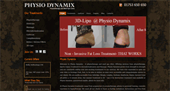 Desktop Screenshot of physiodynamix.com